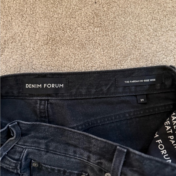 Aritzia Denim Forum Farrah High Waist Wide Leg Jeans - Picture 5 of 11